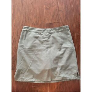 Title nine Side Zip Green Athletic Golf Skort size 4